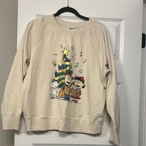 Maurices Cream Christmas Sweatshirt